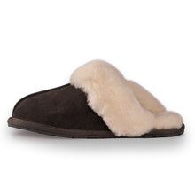 Load image into Gallery viewer, AUS WOOLI UGG UNISEX SHEEPSKIN WOOL SHELLEY Slippers - Dark Grey