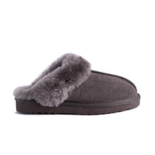 Load image into Gallery viewer, AUS WOOLI UGG UNISEX SHEEPSKIN WOOL SYDNEY Slippers - Dark Grey