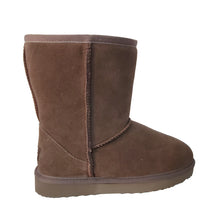 Load image into Gallery viewer, AUS WOOLI MID CALF ZIP-UP SHEEPSKIN BOOT - Chocolate