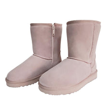 Load image into Gallery viewer, AUS WOOLI MID CALF ZIP-UP SHEEPSKIN BOOT - Pale Pink