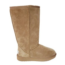Load image into Gallery viewer, AUS WOOLI TALL ZIP-UP SHEEPSKIN BOOT - Chestnut/Tan