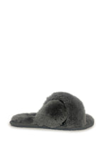 Load image into Gallery viewer, AUS WOOLI AUSTRALIA WOMEN SHEEPSKIN WOOL BRIGHTON SLIPPERS- GREY