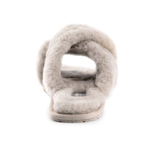 Load image into Gallery viewer, AUS WOOLI AUSTRALIA WOMEN SHEEPSKIN WOOL BRIGHTON SLIPPERS- LIGHTGREY