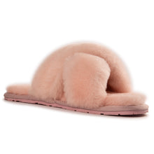 Load image into Gallery viewer, AUS WOOLI UGG Women Brighton Sheepskin Wool Slippers In Pale Pink