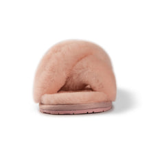 Load image into Gallery viewer, AUS WOOLI AUSTRALIA WOMEN SHEEPSKIN WOOL BRIGHTON SLIPPERS- PALEPINK