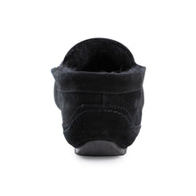 Load image into Gallery viewer, AUS WOOLI AUSTRALIA WOMENS BYRONBAY COSY MOCCASIN - BLACK