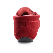 Load image into Gallery viewer, AUS WOOLI AUSTRALIA WOMENS BYRONBAY COSY MOCCASIN - RED