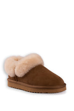 Load image into Gallery viewer, AUS WOOLI UGG Unisex Coogee Sheepskin Wool Ankle Slippers In Tan