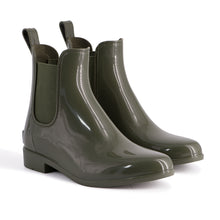 Load image into Gallery viewer, AUS WOOLI WOMENS RAINBOOTS WITH FREE SHEEPSKIN INSOLE - Olive Green
