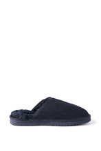 Load image into Gallery viewer, AUS WOOLI UGG Unisex Manly Sheepskin Wool Slippers In Navy