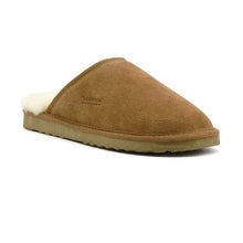 Load image into Gallery viewer, AUS WOOLI UGG Unisex Manly Sheepskin Wool Slippers In Chestnut/Tan