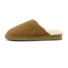 Load image into Gallery viewer, AUS WOOLI UGG Unisex Manly Sheepskin Wool Slippers In Chestnut/Tan
