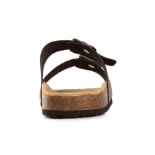 Load image into Gallery viewer, AUS WOOLI AUSTRALIA UNISEX MELBOURNE SANDALS - BLACK