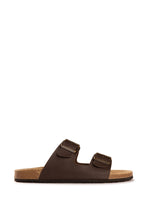 Load image into Gallery viewer, AUS WOOLI AUSTRALIA UNISEX MELBOURNE SANDALS - BROWN