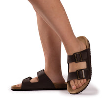 Load image into Gallery viewer, AUS WOOLI AUSTRALIA UNISEX MELBOURNE SANDALS - BROWN