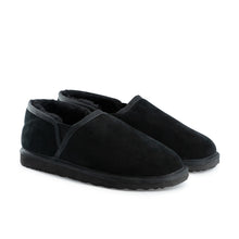 Load image into Gallery viewer, AUS WOOLI AUSTRALIA UNISEX NEWCASTLE EASY SLIP-ON - BLACK