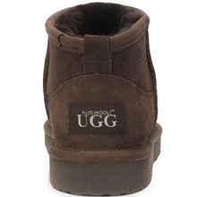 Load image into Gallery viewer, AUS WOOLI AUSTRALIA SHEEPSKIN CLASSIC ULTRA MINI BOOT - CHOCOLATE