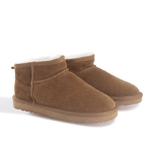Load image into Gallery viewer, AUS WOOLI AUSTRALIA SHEEPSKIN CLASSIC ULTRA MINI BOOT - TAN