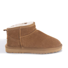 Load image into Gallery viewer, AUS WOOLI AUSTRALIA SHEEPSKIN CLASSIC ULTRA MINI BOOT - TAN