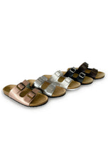 Load image into Gallery viewer, AUS WOOLI AUSTRALIA UNISEX MELBOURNE SANDALS - GOLD