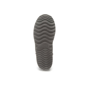 AUS WOOLI UGG SHORT SHEEPSKIN BUTTON BOOT - GREY