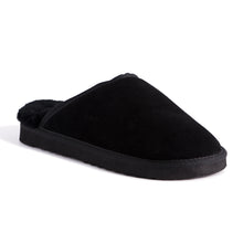 Load image into Gallery viewer, AUS WOOLI UGG UNISEX SHEEPSKIN WOOL Slippers - Black
