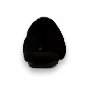 AUS WOOLI UGG UNISEX SHEEPSKIN WOOL SHELLEY Slippers - Grey