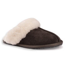 Load image into Gallery viewer, AUS WOOLI UGG UNISEX SHEEPSKIN WOOL SHELLEY Slippers - Dark Grey
