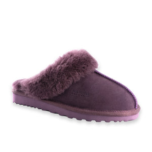 AUS WOOLI UGG UNISEX SHEEPSKIN WOOL SYDNEY Slippers - PLUM
