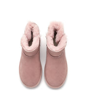 Load image into Gallery viewer, AUS WOOLI UGG Cabarita Sheepskin Short Button Boots In Pale Pink
