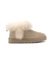Load image into Gallery viewer, AUS WOOLI UGG Cottesloe Sheepskin Wool-Trim Ankle Boots In Sand
