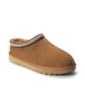 Load image into Gallery viewer, AUS WOOLI UGG Croydon Sheepskin Wool Ankle Braid Slippers In Chestnut/Tan
