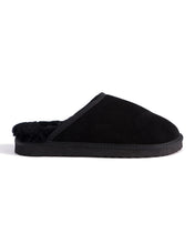 Load image into Gallery viewer, AUS WOOLI UGG Unisex Manly Sheepskin Wool Slippers In Black
