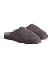 Load image into Gallery viewer, AUS WOOLI UGG Unisex Manly Sheepskin Wool Slippers In Grey
