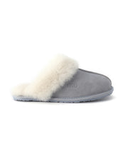 Load image into Gallery viewer, AUS WOOLI UGG Unisex Shelley Sheepskin Wool Slippers In Blue
