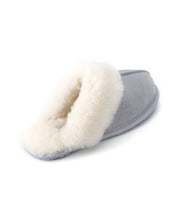 Load image into Gallery viewer, AUS WOOLI UGG Unisex Shelley Sheepskin Wool Slippers In Blue
