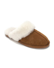 Load image into Gallery viewer, AUS WOOLI UGG Unisex Shelley Sheepskin Wool Slippers In Chestnut/Tan
