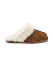 Load image into Gallery viewer, AUS WOOLI UGG Unisex Shelley Sheepskin Wool Slippers In Chestnut/Tan
