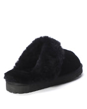Load image into Gallery viewer, AUS WOOLI UGG Unisex Sydney Sheepskin Wool Slippers In Black
