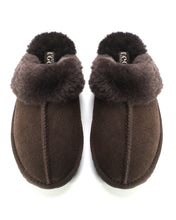 Load image into Gallery viewer, AUS WOOLI UGG Unisex Sydney Sheepskin Wool Slippers In Chocolate
