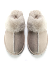 Load image into Gallery viewer, AUS WOOLI UGG Unisex Sydney Sheepskin Wool Slippers In Light Grey
