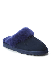 Load image into Gallery viewer, AUS WOOLI UGG Unisex Sydney Sheepskin Wool Slippers In Navy
