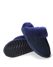 Load image into Gallery viewer, AUS WOOLI UGG Unisex Sydney Sheepskin Wool Slippers In Navy
