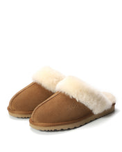 Load image into Gallery viewer, AUS WOOLI UGG Unisex Sydney Sheepskin Wool Slippers In Chestnut/Tan
