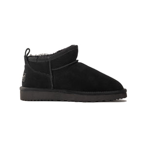 AUS WOOLI AUSTRALIA SHEEPSKIN CLASSIC ULTRA MINI BOOT - BLACK
