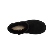 Load image into Gallery viewer, AUS WOOLI AUSTRALIA SHEEPSKIN CLASSIC ULTRA MINI BOOT - BLACK
