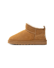 Load image into Gallery viewer, AUS WOOLI UGG Airlie Sheepskin Ultra Mini Boots In Camel
