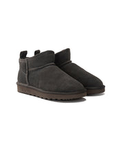 Load image into Gallery viewer, AUS WOOLI UGG Airlie Sheepskin Ultra Mini Boots In Grey
