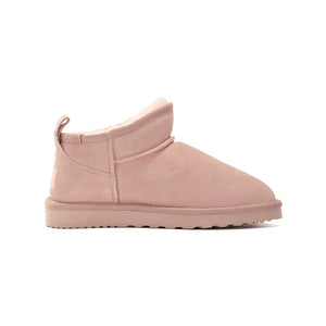 AUS WOOLI AUSTRALIA SHEEPSKIN CLASSIC ULTRA MINI BOOT - PALEPINK