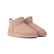 Load image into Gallery viewer, AUS WOOLI AUSTRALIA SHEEPSKIN CLASSIC ULTRA MINI BOOT - PALEPINK

